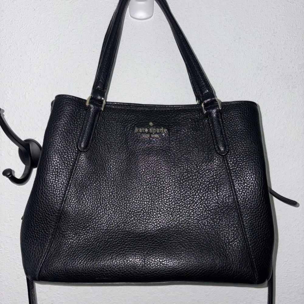 Kate Spade Textured Black Tote Bag